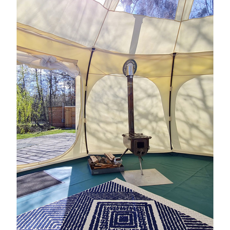 Poêle traveler Frontier Plus pour glamping