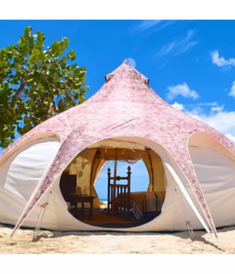 Glamping au caraïbes en Lotus