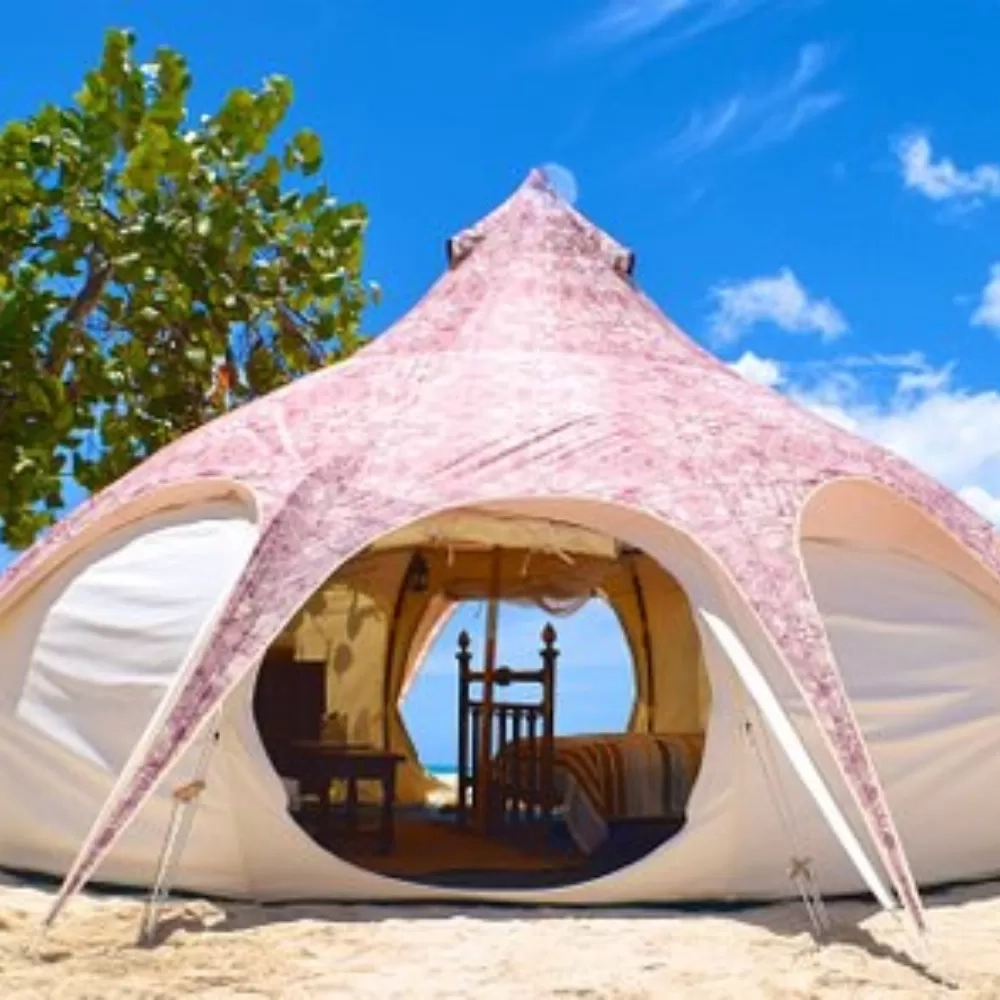 Glamping au caraïbes en Lotus