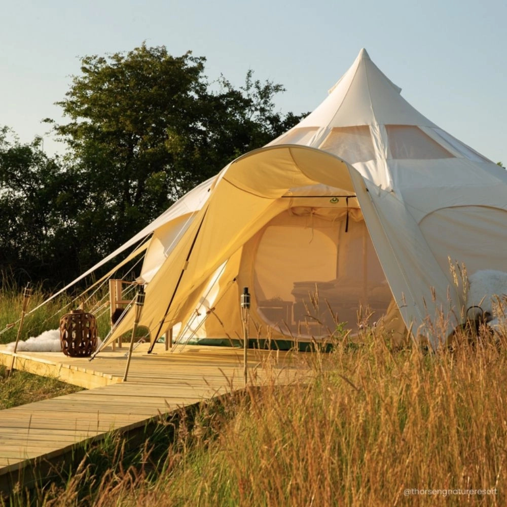 porch pour tente de glamping