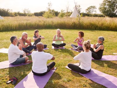 Yoga en groupe